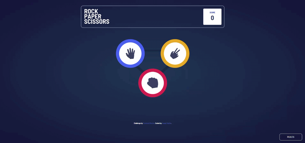 Rock Paper Scissors – React — Aperçu 1
