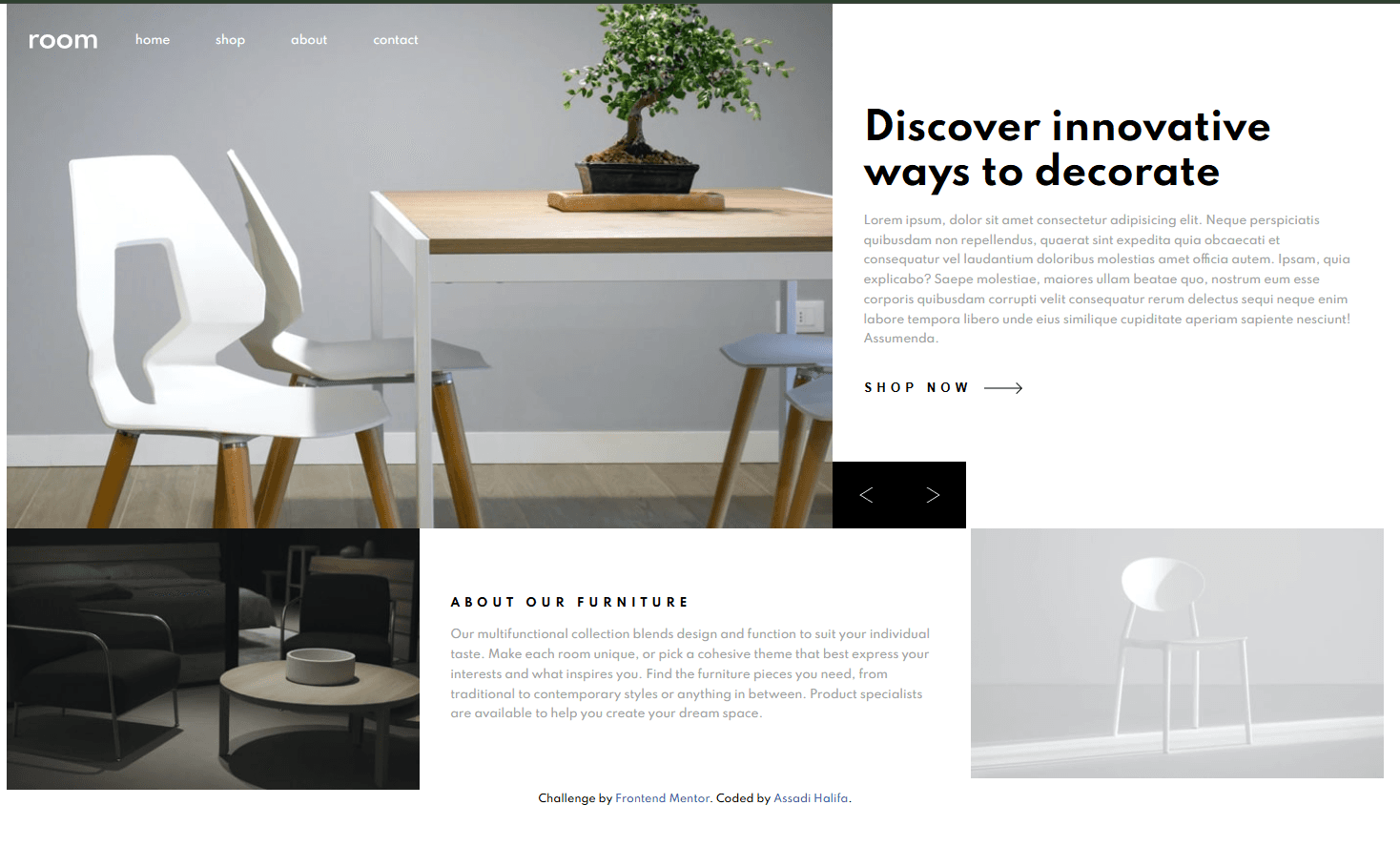 Room Homepage