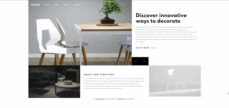 Room Homepage — Aperçu 1
